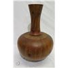 Image 1 : Tall Norfolk Pine Wood Vessel, Rounded Base, Approx. 13.5" Dia, 25" Tall, Retail $4540