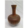 Image 7 : Tall Norfolk Pine Wood Vessel, Rounded Base, Approx. 13.5" Dia, 25" Tall, Retail $4540
