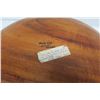 Image 10 : Large Curly Koa Wood Bowl, Artist Robert W. Butts, Approx. 18" Dia, 10" Tall