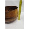 Image 13 : Large Curly Koa Wood Bowl, Artist Robert W. Butts, Approx. 18" Dia, 10" Tall