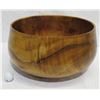 Image 1 : Large Curly Koa Wood Bowl, Artist Robert W. Butts, Approx. 18" Dia, 10" Tall