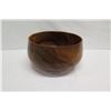 Image 3 : Large Curly Koa Wood Bowl, Artist Robert W. Butts, Approx. 18" Dia, 10" Tall