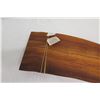 Image 8 : Koa Wood Board/Tray, Artist-Signed "Doni, Hawaii 2015), Approx. 22" x 8"