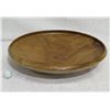 Image 1 : Milo Wood Platter, Flared w/ Concave Lip Detail, Artist Robert W. Butts, Approx. 21" Dia, 5" Tall