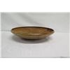 Image 3 : Milo Wood Platter, Flared w/ Concave Lip Detail, Artist Robert W. Butts, Approx. 21" Dia, 5" Tall