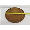 Image 7 : Milo Wood Platter, Flared w/ Concave Lip Detail, Artist Robert W. Butts, Approx. 21" Dia, 5" Tall
