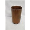 Image 2 : Tall Footed Milo Wood Vessel, Artist Kimo Austin, Approx. 8" Dia, 14" Tall