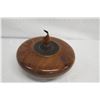 Image 3 : Rounded Koa Wood Bowl w/ Lid and Patch Detail, Artist Craig Mason, Approx. 11" Dia x 9.5" Tall