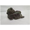 Image 7 : Two Carved Wooden Reclining Figures, Approx. 12" Wide, 11" Tall
