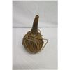 Image 2 : Gourd Vessel w/ Painted Detail & Rope
