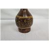 Image 6 : Wooden Vase w/ Ring Color Contrasts, Rough Texture Detail, Artist Gutta Percha, Approx. 7.5" Dia, 11