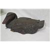 Image 2 : Large Carved Dark Wooden Mallard, Approx. 26" Long (slight damage to front foot)