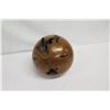 Image 3 : Accent Décor: Round Solid Wooden Orb, Approx. 11.5" Dia