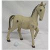 Image 1 : White Painted Horse, Composite Material, Approx. 20" L, 6" Tall