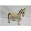 Image 2 : White Painted Horse, Composite Material, Approx. 20" L, 6" Tall