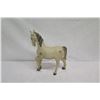 Image 5 : White Painted Horse, Composite Material, Approx. 20" L, 6" Tall