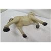 Image 7 : White Painted Horse, Composite Material, Approx. 20" L, 6" Tall