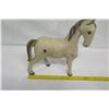 Image 8 : White Painted Horse, Composite Material, Approx. 20" L, 6" Tall