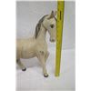 Image 9 : White Painted Horse, Composite Material, Approx. 20" L, 6" Tall