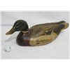 Image 1 : Carved Painted Wooden Tom Taber Mallard, Approx. 22" Long (slight damage on tip of bill)