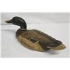 Image 3 : Carved Painted Wooden Tom Taber Mallard, Approx. 22" Long (slight damage on tip of bill)