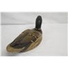 Image 4 : Carved Painted Wooden Tom Taber Mallard, Approx. 22" Long (slight damage on tip of bill)