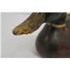 Image 9 : Carved Painted Wooden Tom Taber Mallard, Approx. 22" Long (slight damage on tip of bill)