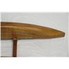 Image 10 : Carved Koa Wood Miniature Outrigger Canoe, Approx. 30" Long