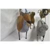 Image 10 : Qty 4: Animal Figures, Mixed Media (random damages, tail, etc.)