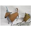 Image 9 : Qty 4: Animal Figures, Mixed Media (random damages, tail, etc.)