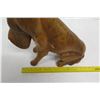 Image 8 : Carved Solid Wood Dog, Approx. 14" Tall