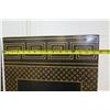 Image 50 : 6-Panel Black Lacquered Screen with Semi-Precious  Jade Stone Overlays on Reverse, Painted  Bird