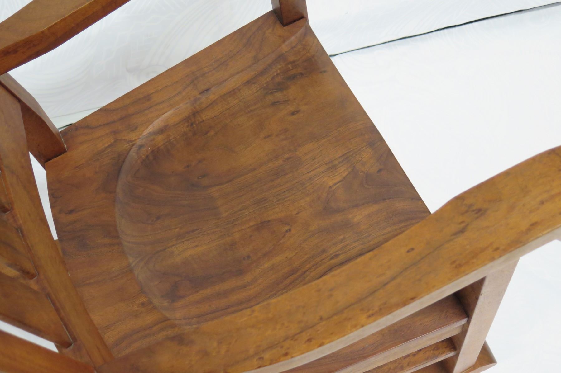 Koa Rocking Chair, Martin & MacArthur 2010, Artist-Signed, Approx. 24