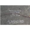 Image 12 : Slate Roof Shingle from Kawaihao Church 1927 to 1992 - Artist Carved & Embellished Canoe 20" x 16"