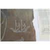 Image 6 : Slate Roof Shingle from Kawaihao Church 1927 to 1992 - Artist Carved & Embellished Canoe 20" x 16"