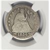 Image 2 : 1854-O Arrows Huge O Seated Liberty Qrtr NGC AG3
