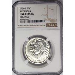 1936-S 50C Arkansas Commemorative Half Dollar