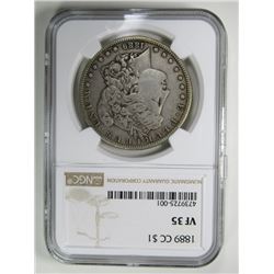 1889-CC MORGAN DOLLAR NGC VF35