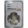 Image 1 : 1880-S Morgan Silver Dollar $ NGC MS 64
