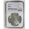 Image 1 : 1902 MORGAN SILVER DOLLAR NGC MS63