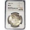 Image 1 : 1885-O $1 Morgan Silver Dollar NGC MS61