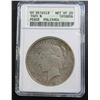 Image 1 : 1921 PEACE SILVER $ ANACS NET VF20 DETAILS