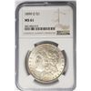 Image 1 : 1899-O Morgan Silver Dollar $1 NGC MS61