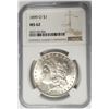 Image 1 : 1899-O Morgan Silver Dollar $1 NGC MS62
