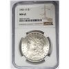 Image 1 : 1901-O Morgan Silver Dollar $1 NGC MS62