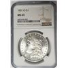 Image 1 : 1901-O Morgan Silver Dollar $1 NGC MS63