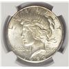 Image 2 : 1922-S $1 Peace Silver Dollar NGC MS61