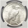 Image 3 : 1923-P $1 Peace Silver Dollar NGC MS63