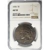 Image 1 : 1935-P $1 Peace Silver Dollar NGC AU53