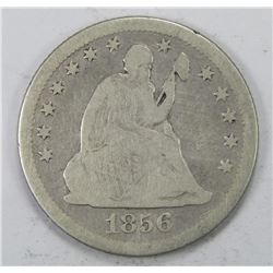 1856-O SEATED QUARTER